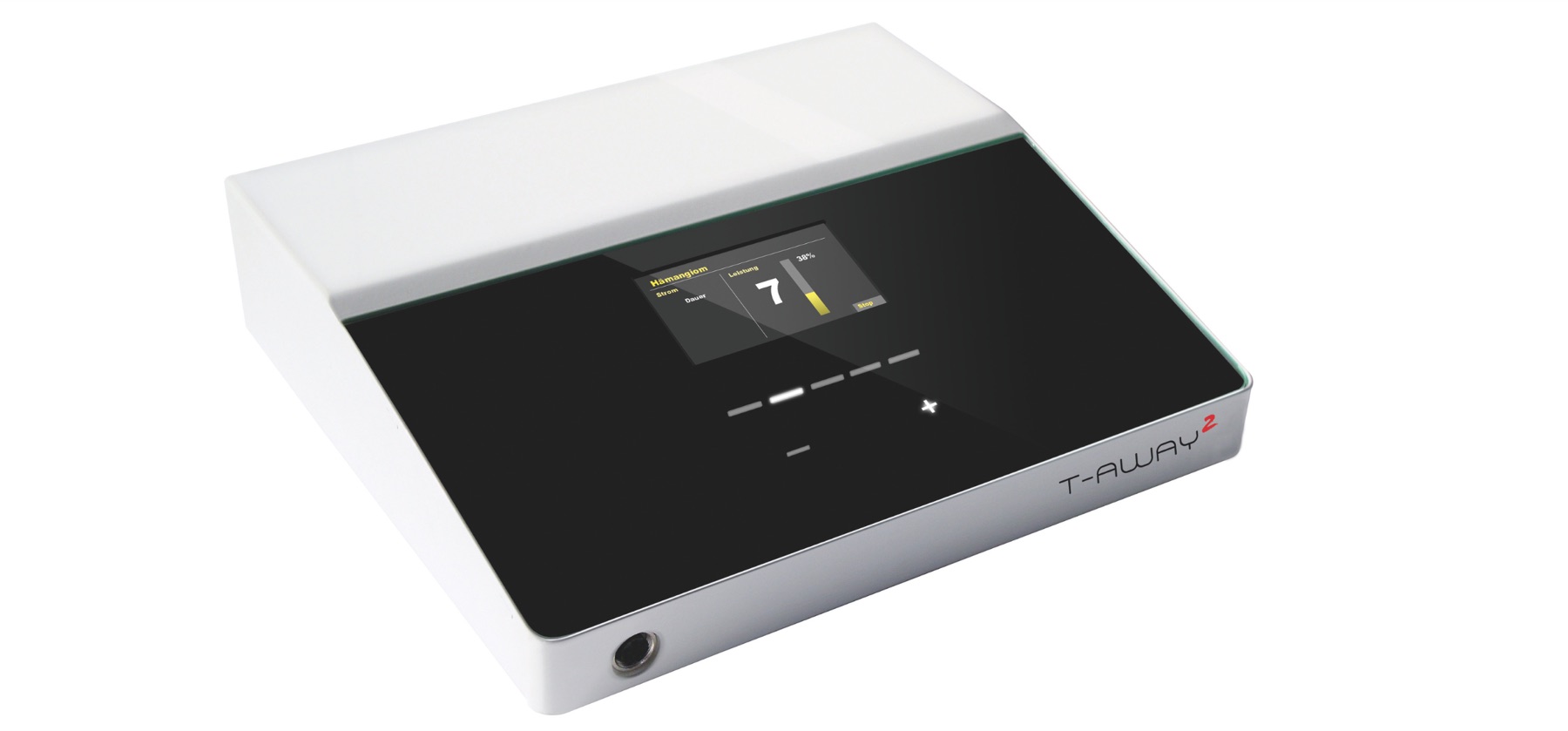 T-AWAY2 apparaat met touchscreen
